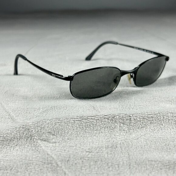 Ray Ban Sunglasses Black Rectangular Frame Only RB3162 SLEEK 006 52-19 - Picture 1 of 8